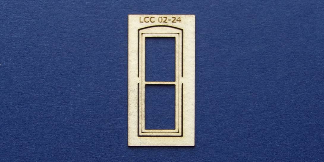 LCC 02-24 OO gauge square window type 1 Square window type 1.